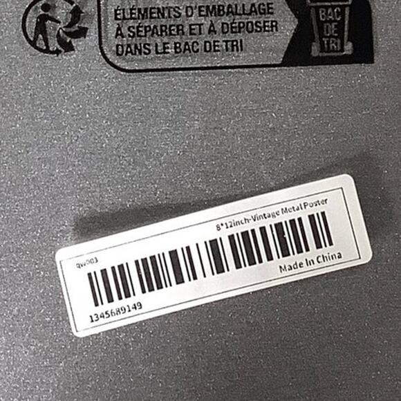 God of War, 8" x 12" Vintage Metal Poster - Picture 5 of 5